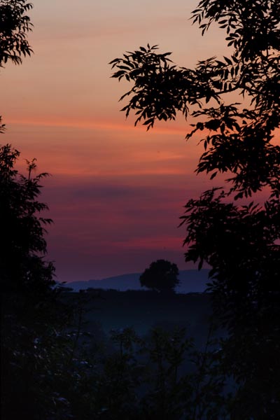 Sunset at Dolforwyn castle. This is the shot taken from where Graham was shooting from in the previous image.