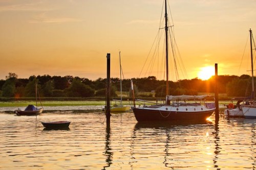 Taken on the Isle of Wight in August 2009. We had just mored up at the Folly Inn after a nice day's sailing.