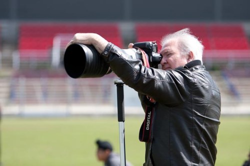 Barry with his 400mm F2.8 Canon lens!