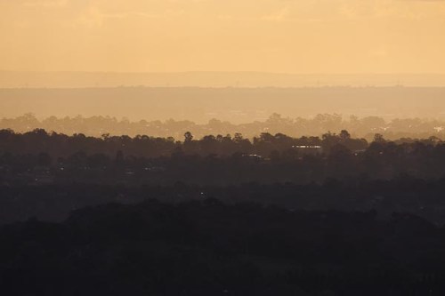 Some of the suburbs of Melbourne in the distance. Taken on the 400mm lens. On my camera body, this lens becomes a 640mm lens :-)