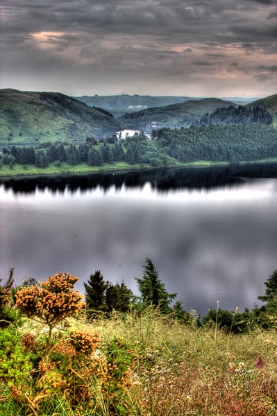 HDR image of Clywedog dam which is not far from where I live in Wales.
